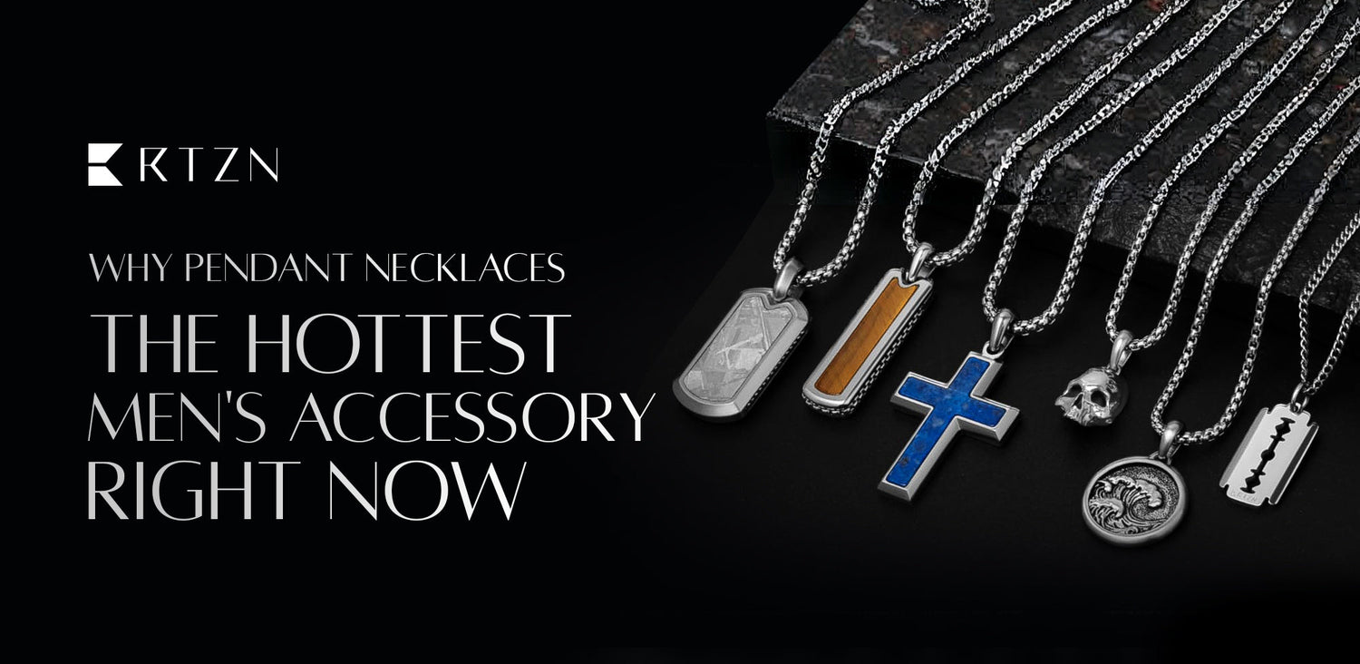 Why Pendant Necklaces Are the Hottest Men's Accessory Right Now
