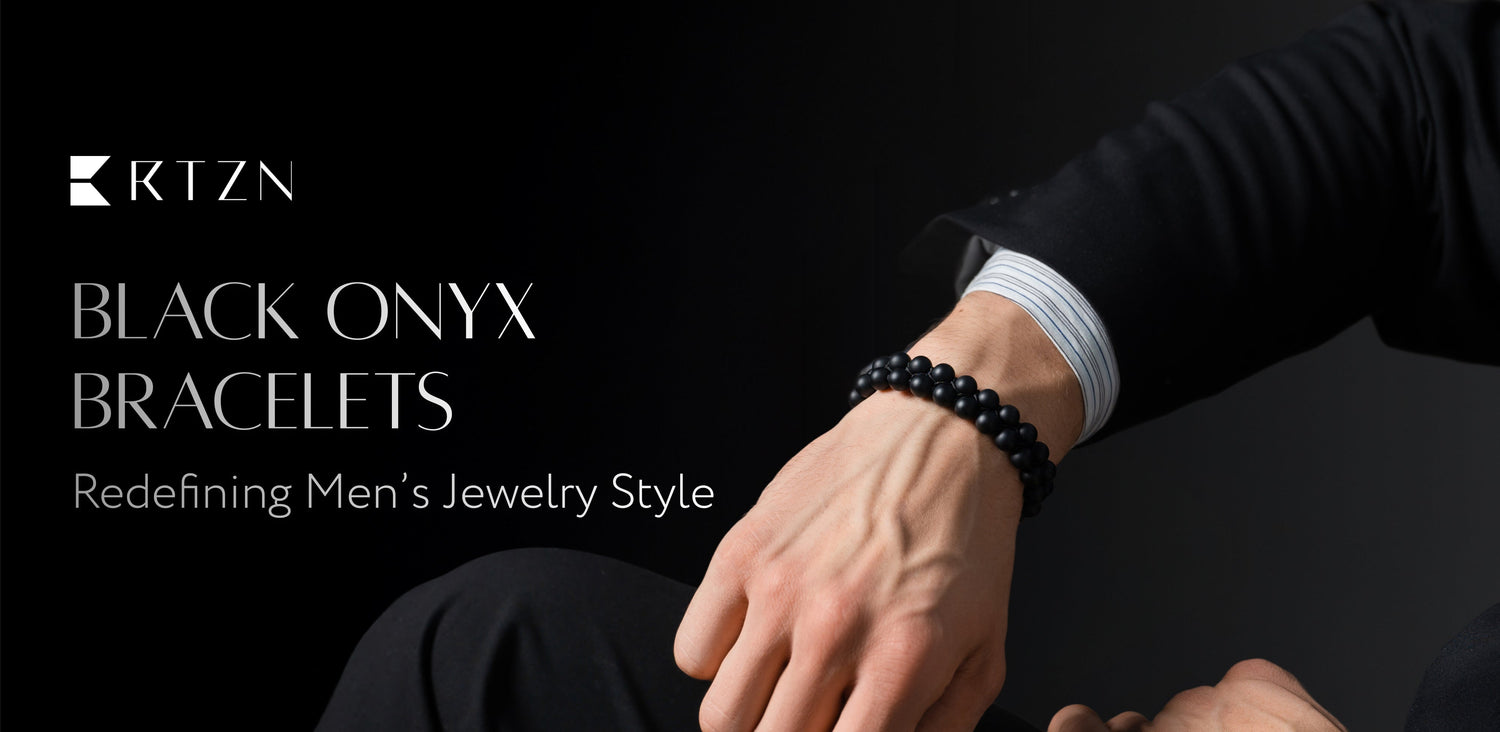 Black Onyx Bracelets | Timeless Power for Modern Men