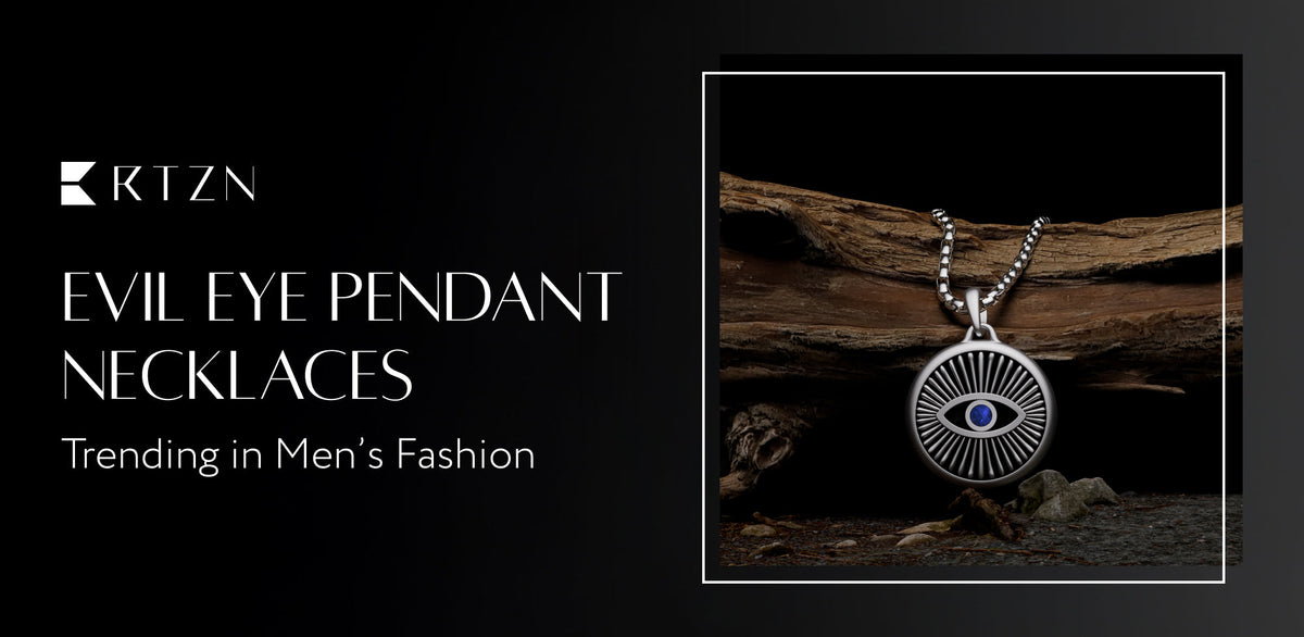 Evil Eye Pendant Necklaces Trending in Men's Fashion