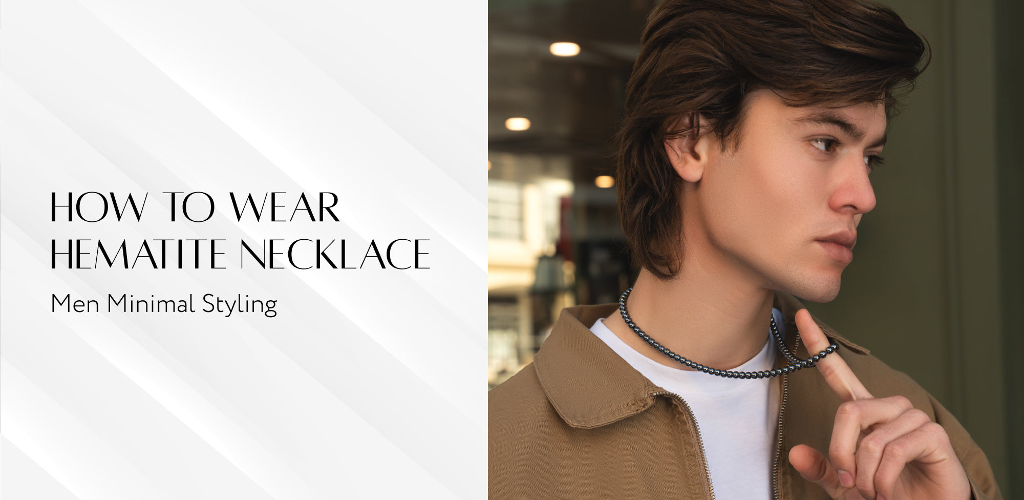 Hematite Beaded Necklace: Minimal Design, Maximum Impact