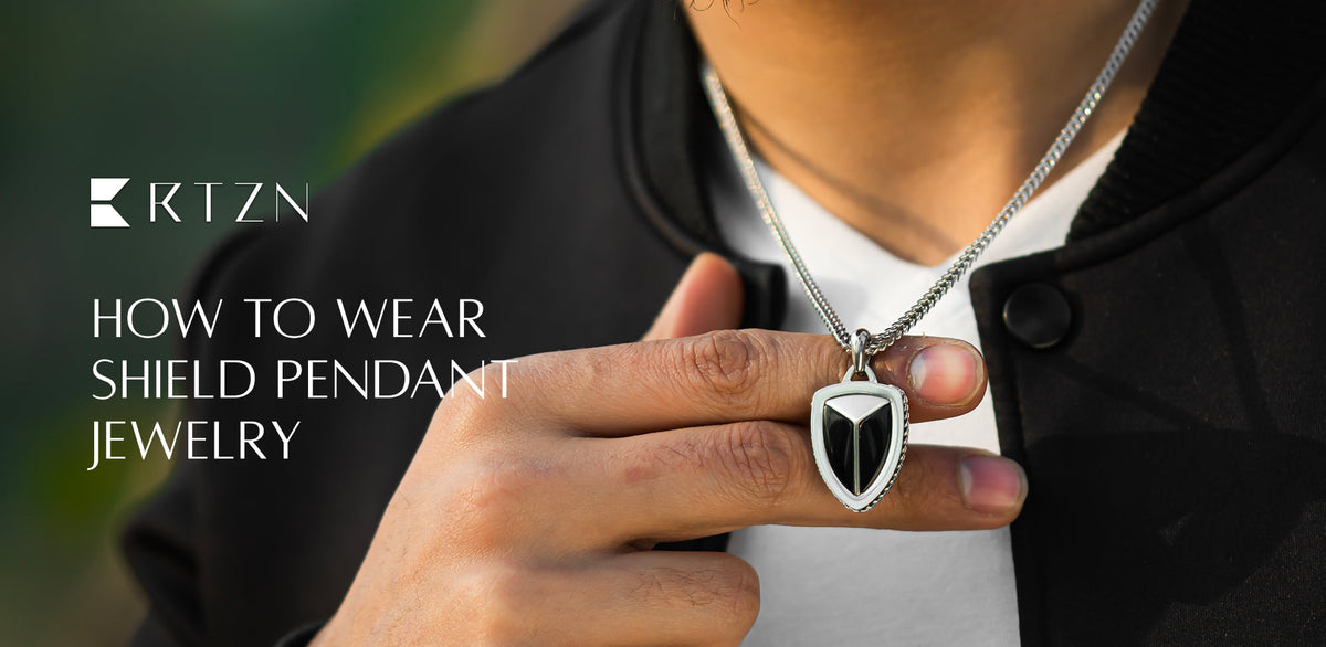 How to Wear Shield Pendant Jewelry