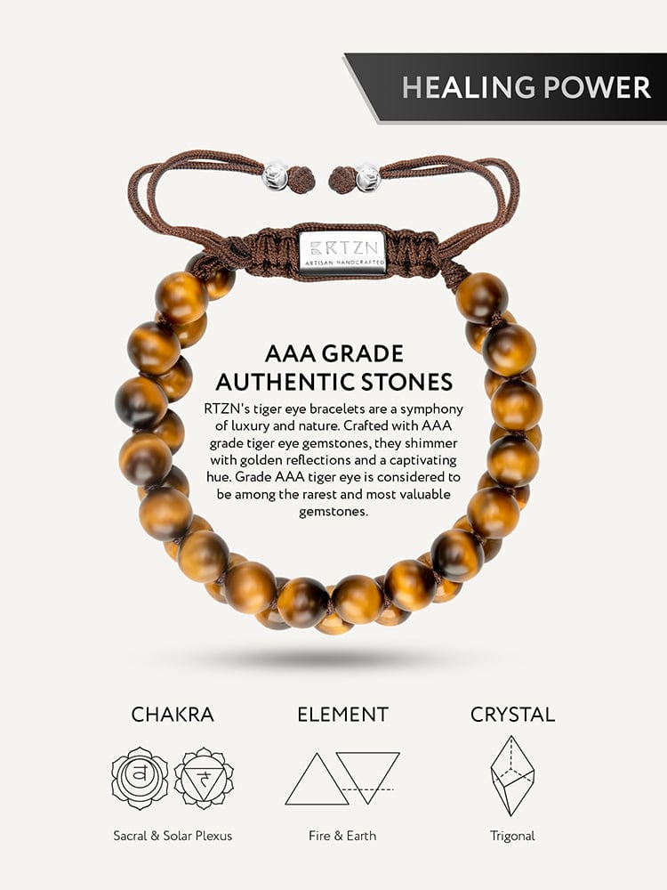 Tiger’s Eye Beaded Bracelet - Morocco RTZN