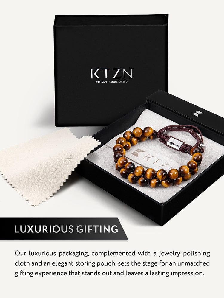 Tiger’s Eye Beaded Bracelet - Morocco RTZN