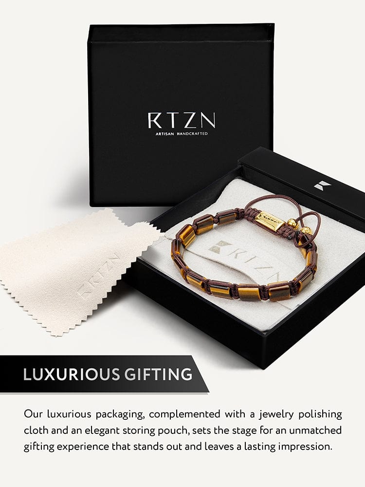 Tiger’s Eye Beaded Bracelet - Havana RTZN
