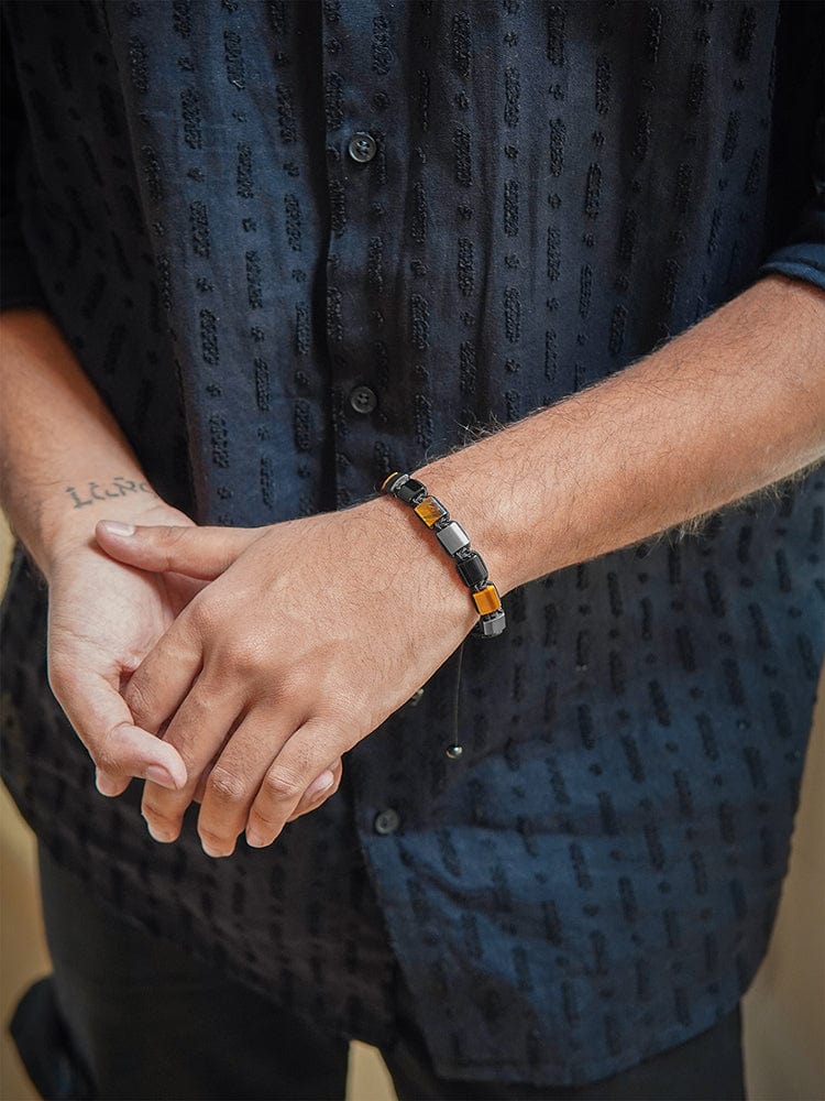 Triple Protection Beaded Bracelet - Havana RTZN