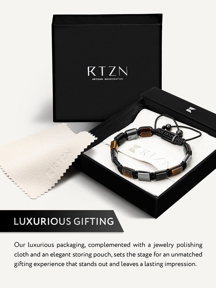 Triple Protection Beaded Bracelet - Havana RTZN