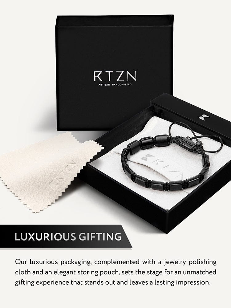 Black Onyx Beaded Bracelet - Havana RTZN