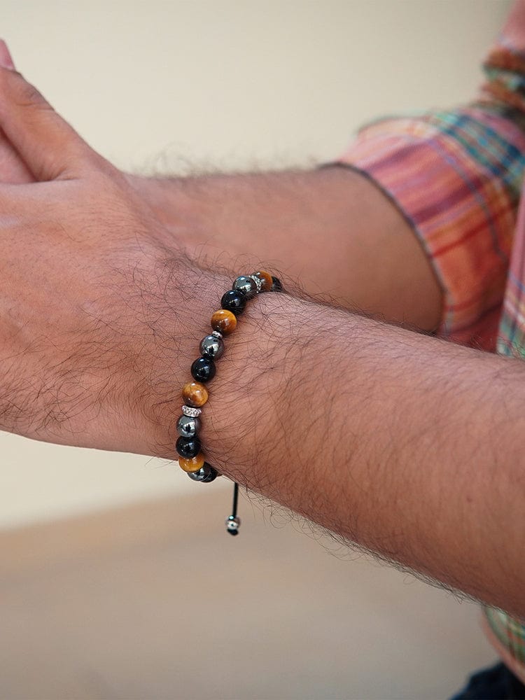 Triple Protection Beaded Bracelet - Mykonos RTZN