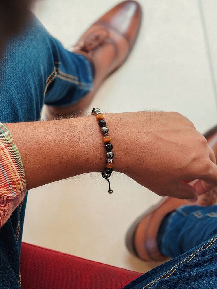 Triple Protection Beaded Bracelet - Mykonos RTZN
