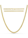Gold Cuban Link Chain (3.5mm) RTZN