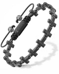 Hematite Bracelet - Cross RTZN