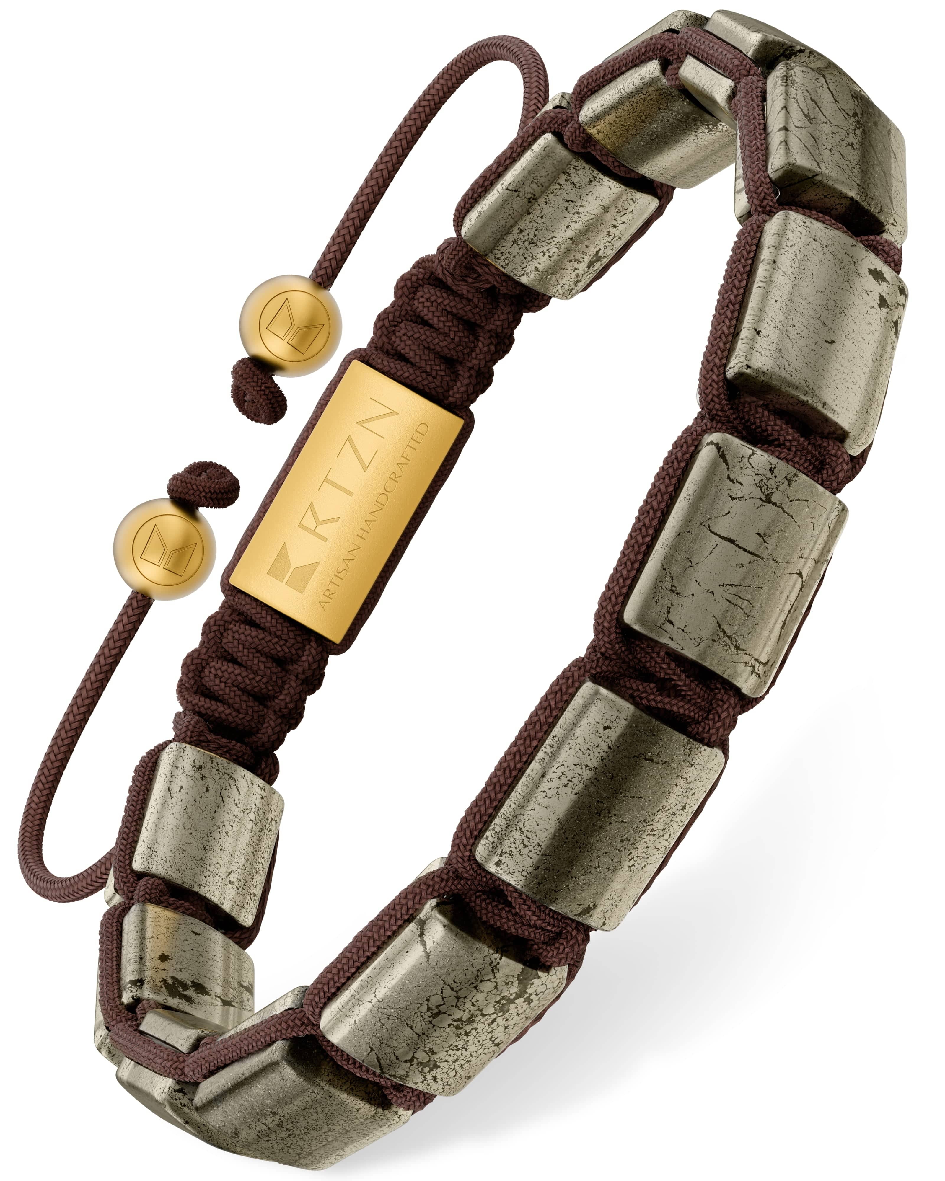 Pyrite Beaded Bracelet - Havana RTZN