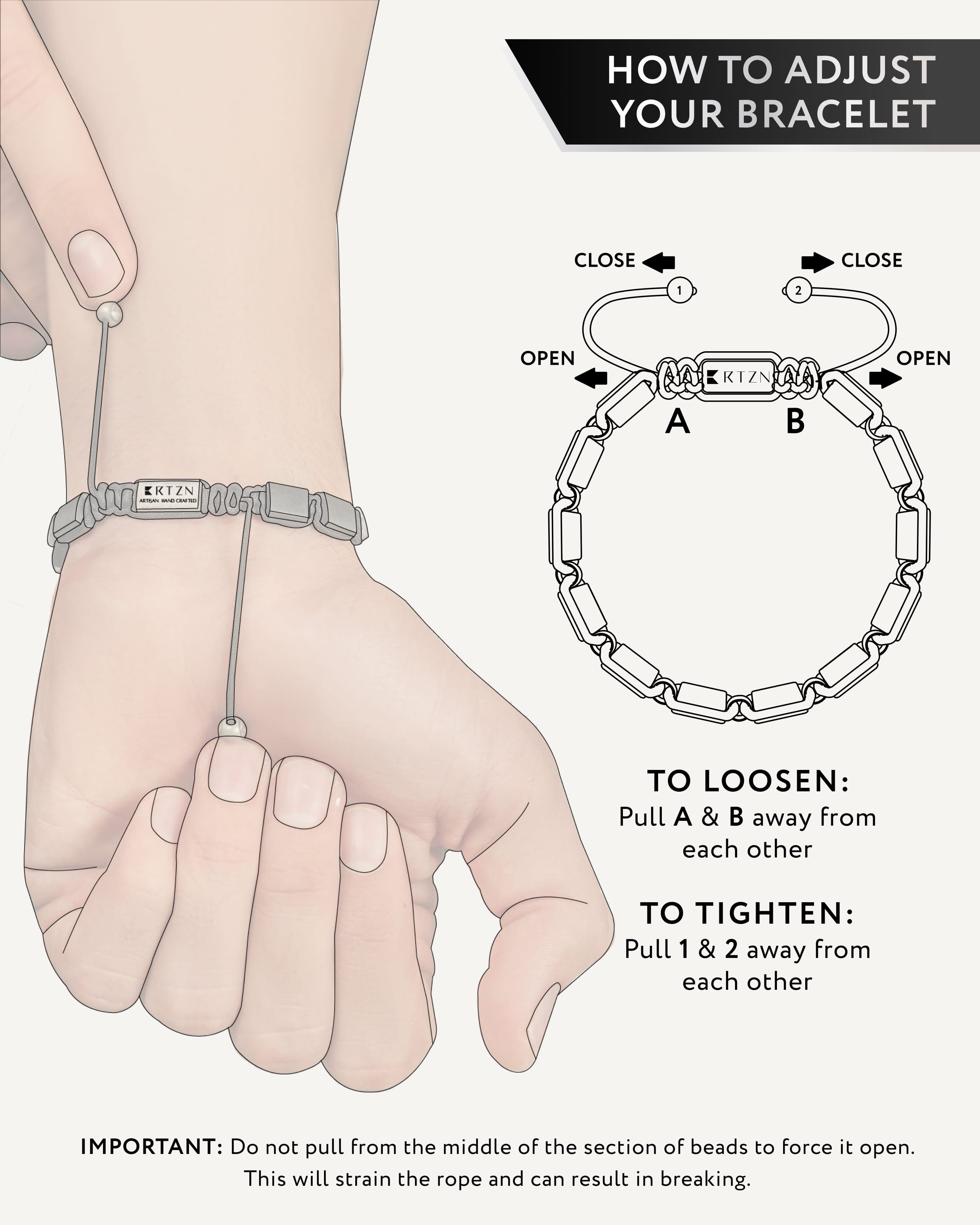 Pyrite Beaded Bracelet - Havana RTZN