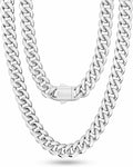 Silver Cuban Link Chain (8mm)