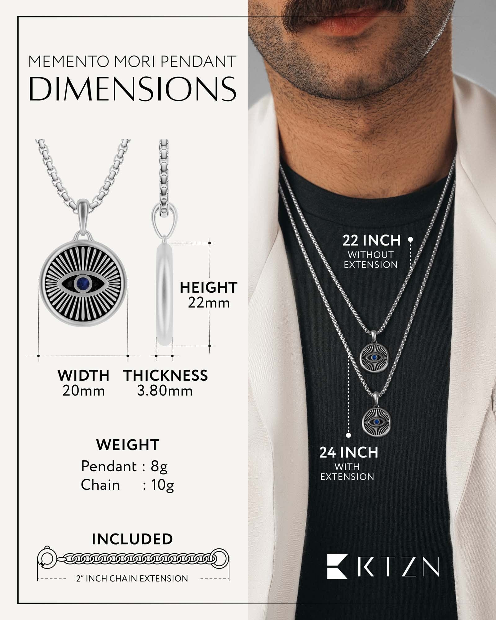 Evil Eye Pendant Necklace RTZN