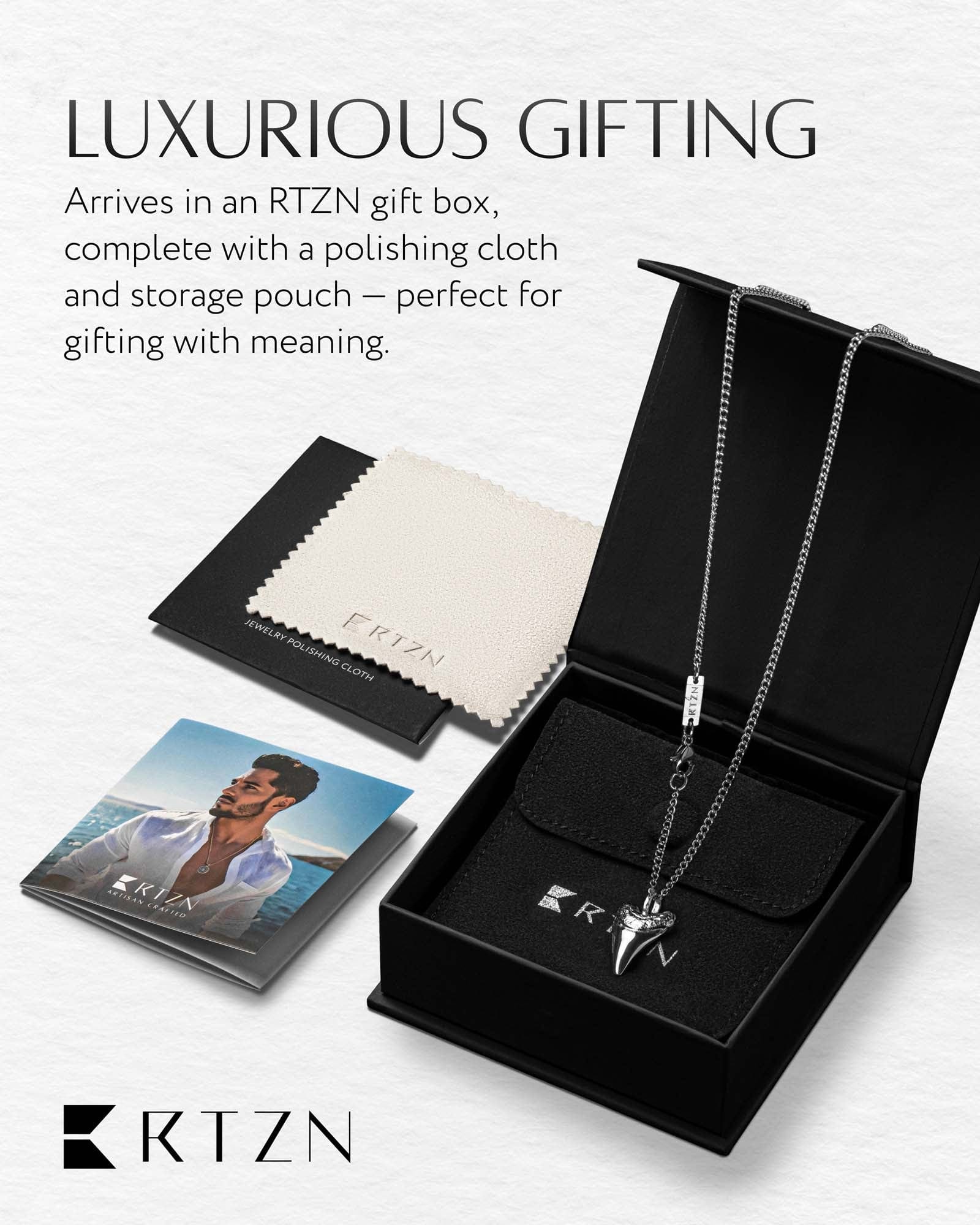 Shark Tooth Pendant Necklace RTZN