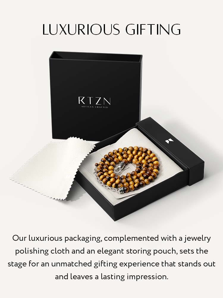 Tiger Eye Beaded Necklace RTZN