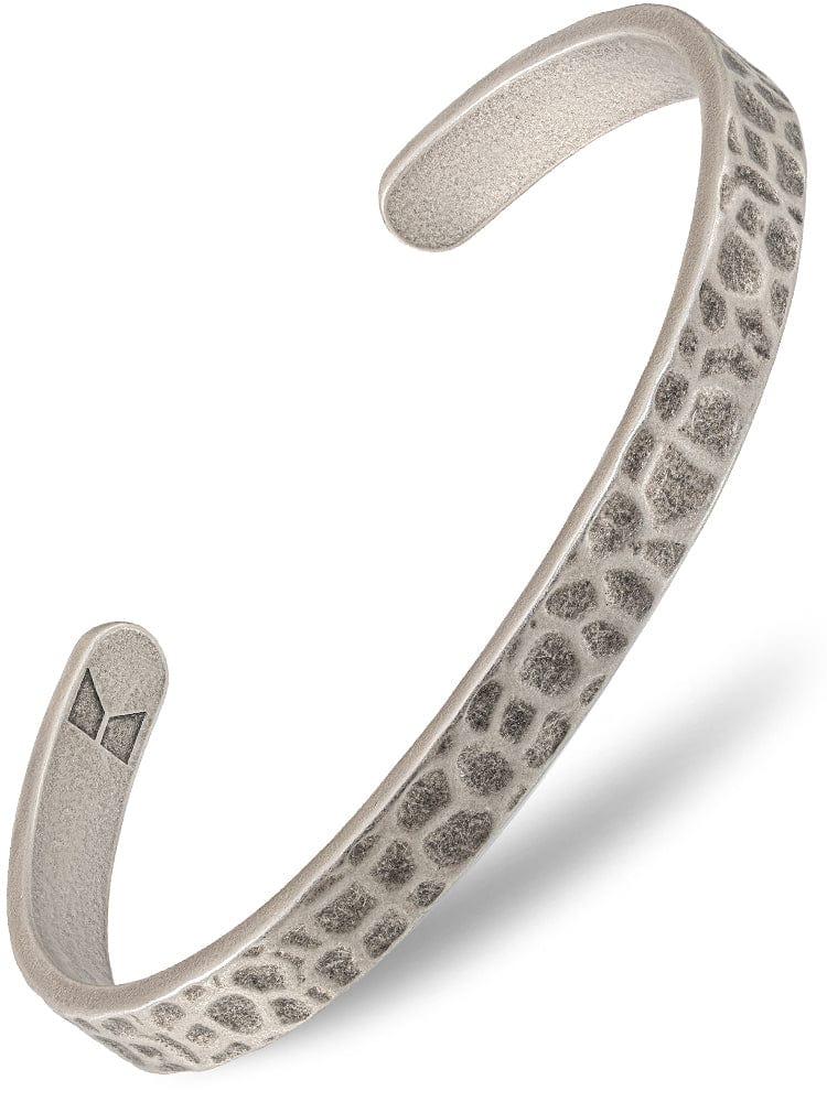 Oxidized Hammered Cuff Bracelet RTZN