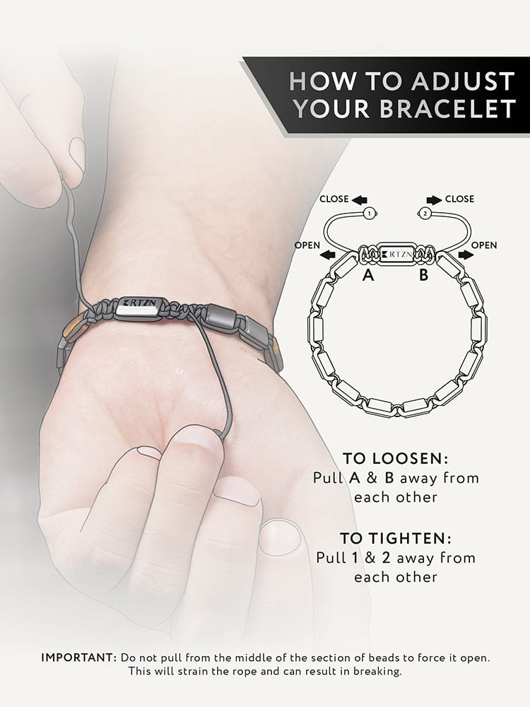 Triple Protection Beaded Bracelet - Havana RTZN