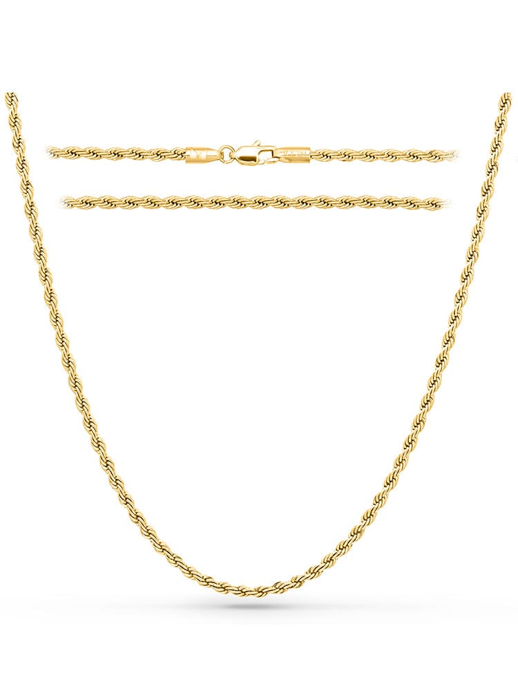 Gold Rope Chain (3mm) RTZN