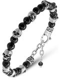 Skull Beaded Bracelet RTZN