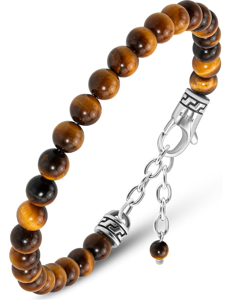 Tiger’s Eye Beaded Bracelet - Chain Fit RTZN