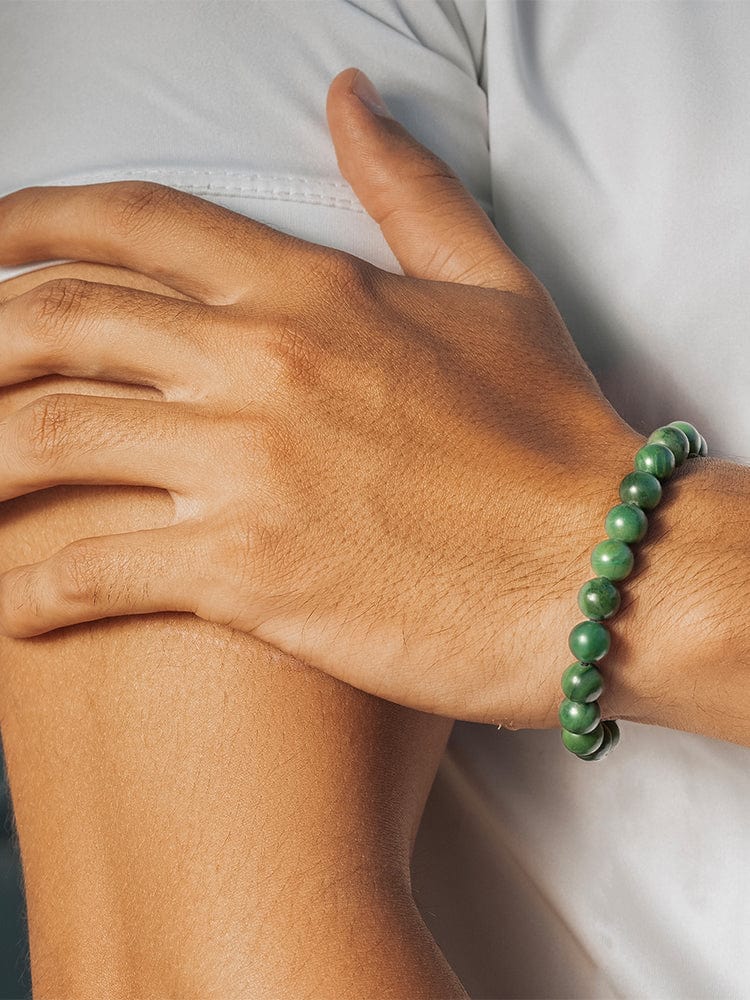 Jade Beaded Bracelet - Chain Fit RTZN