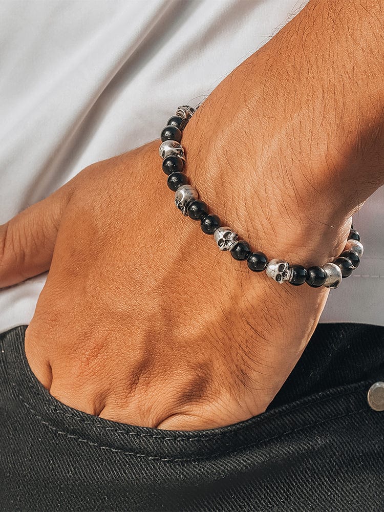 Skull Beaded Bracelet RTZN