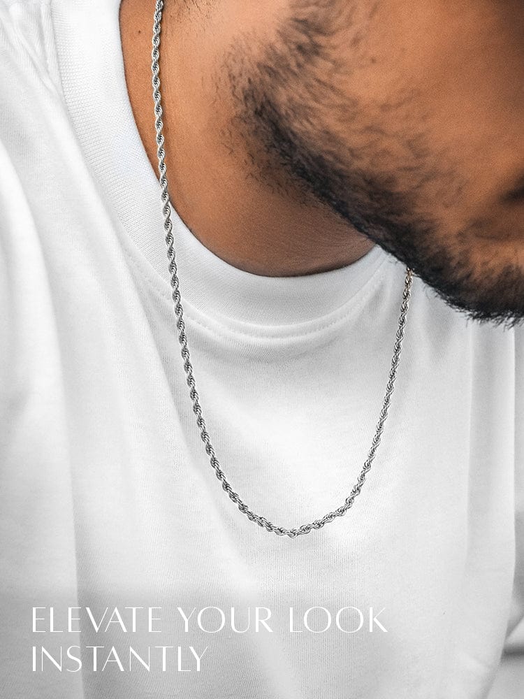 Silver Rope Chain (3mm) RTZN