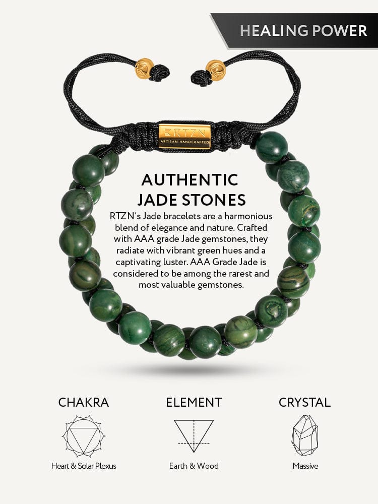 Jade Beaded Bracelet - Morocco RTZN