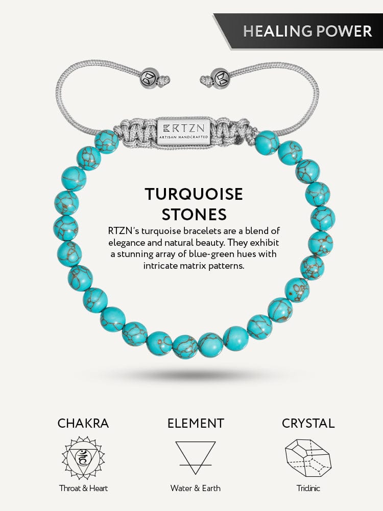 Turquoise Beaded Bracelet - Bali RTZN