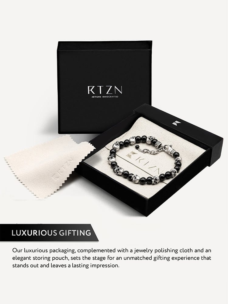 Skull Beaded Bracelet RTZN