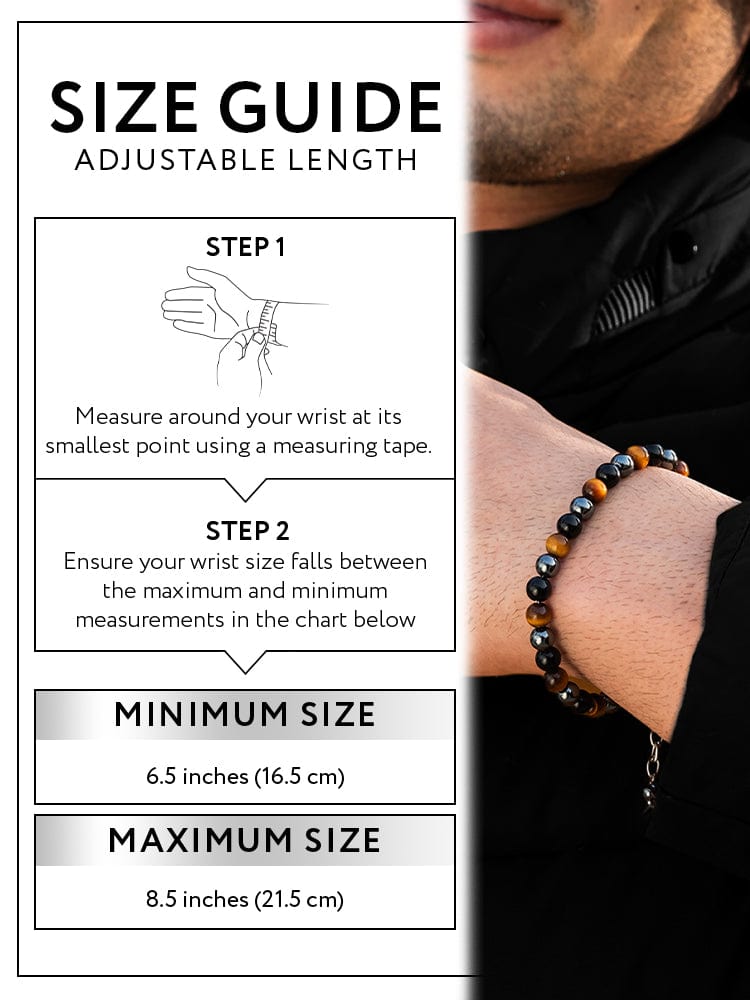 Triple Protection Beaded Bracelet - Chain Fit RTZN