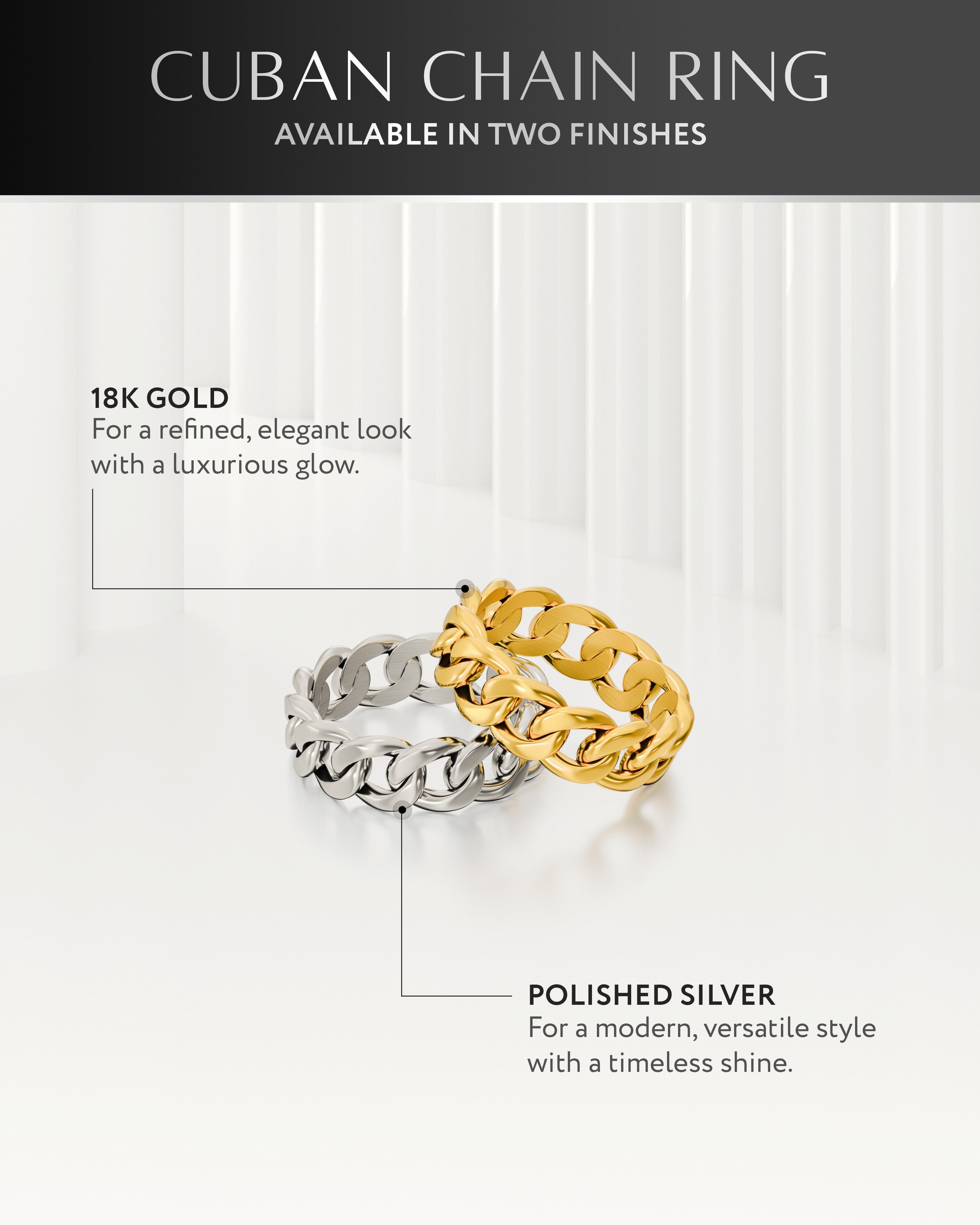 Cuban Link Ring (Gold) RTZN