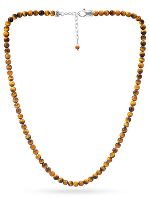 Tiger Eye Beaded Necklace