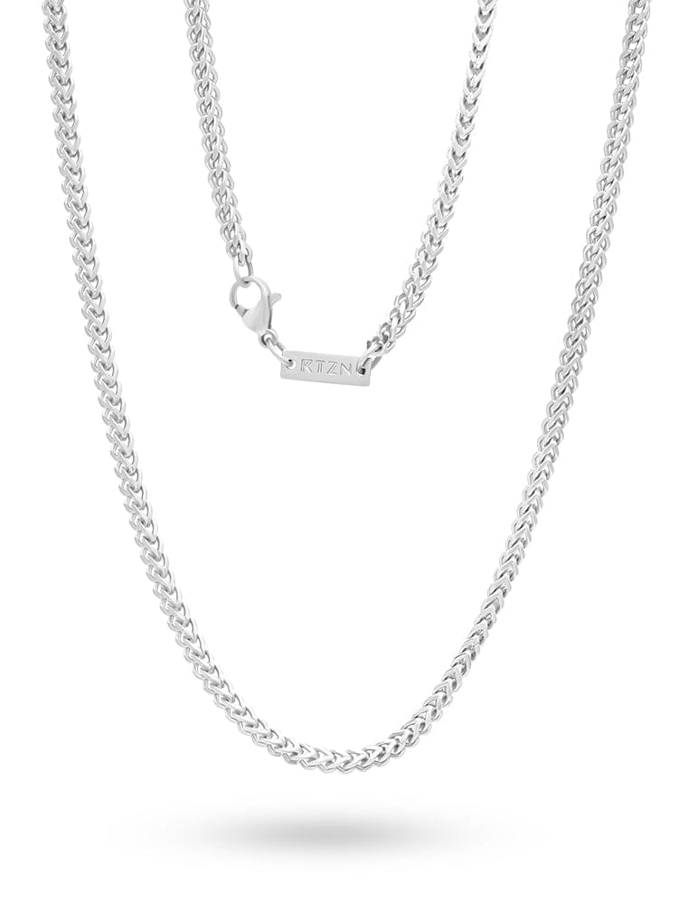Wheat Chain - 2.5mm (Silver) RTZN