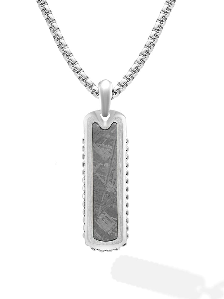 Meteorite Column Pendant Necklace RTZN