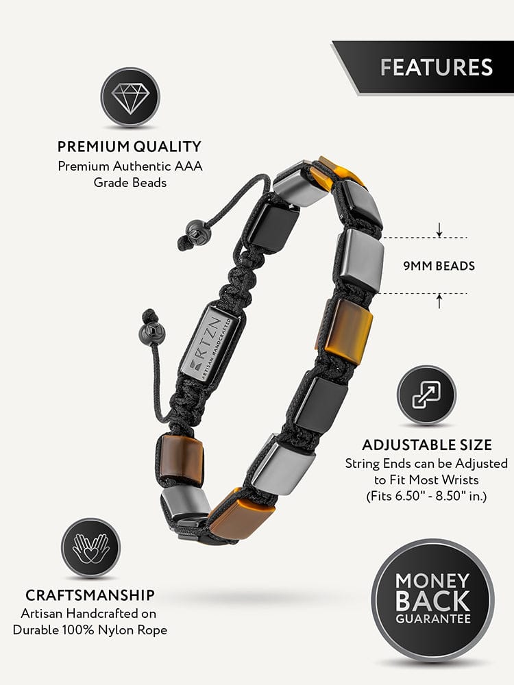 Triple Protection Beaded Bracelet - Havana RTZN