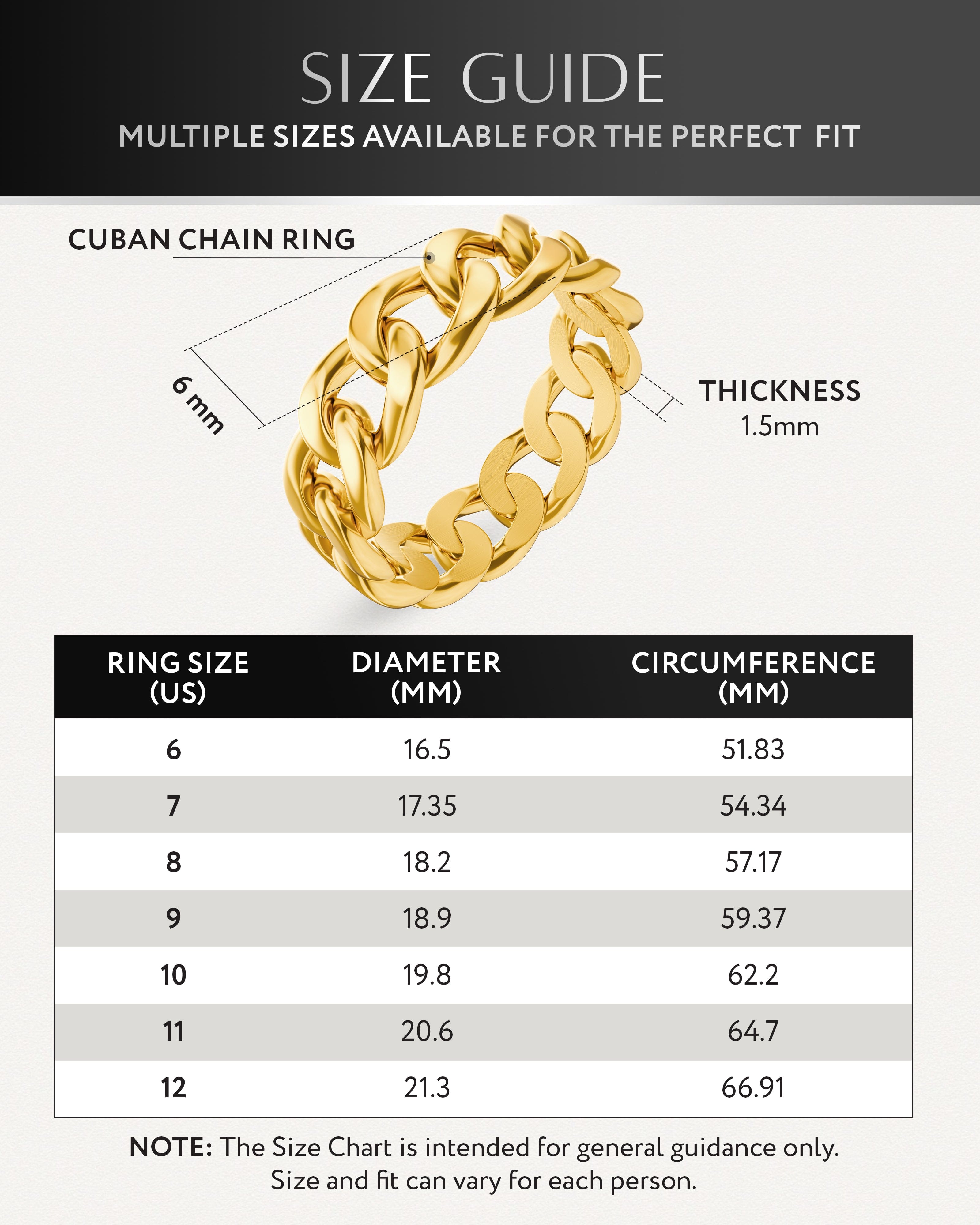 Cuban Link Ring (Gold) RTZN