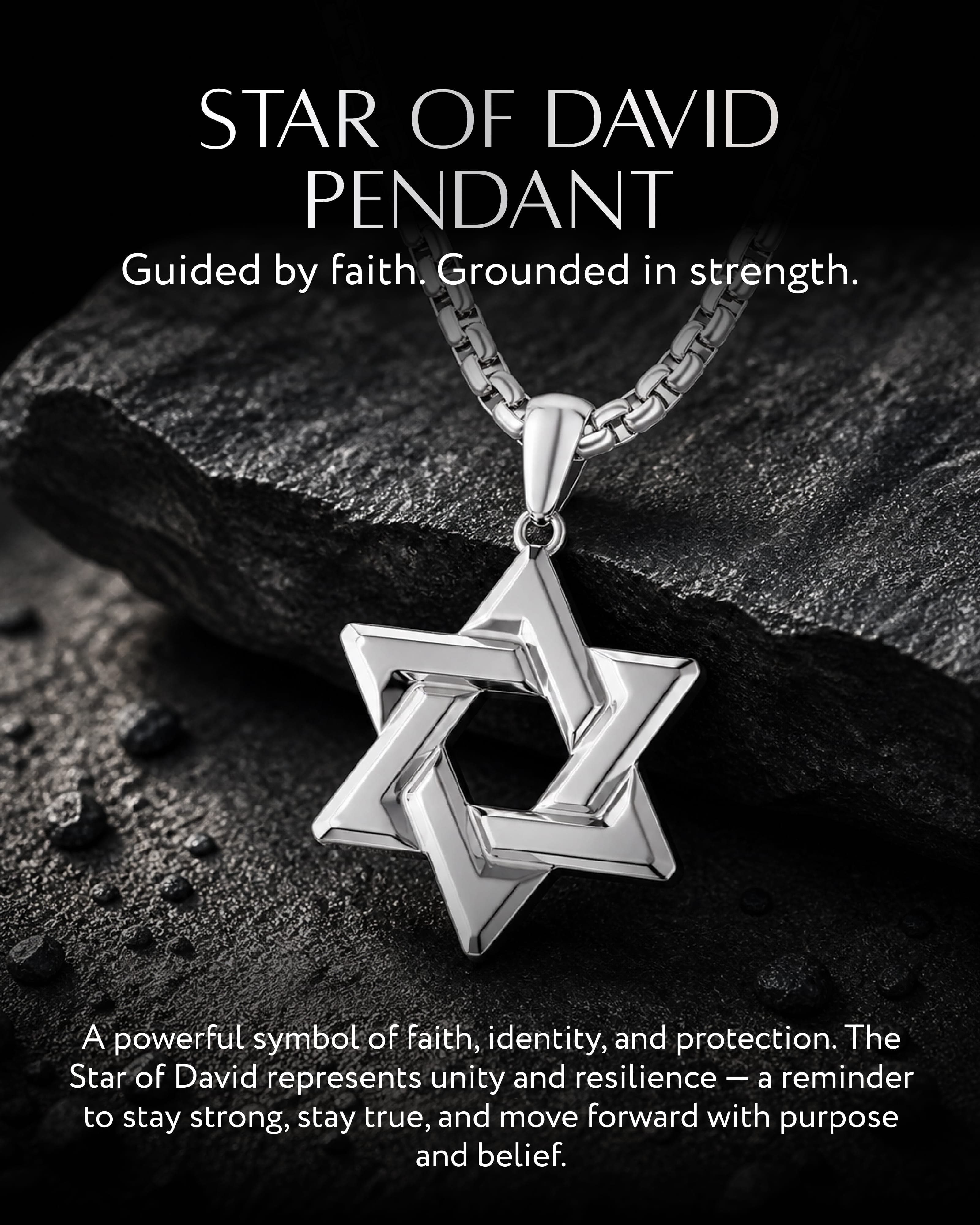 Star of David Pendant (Silver)