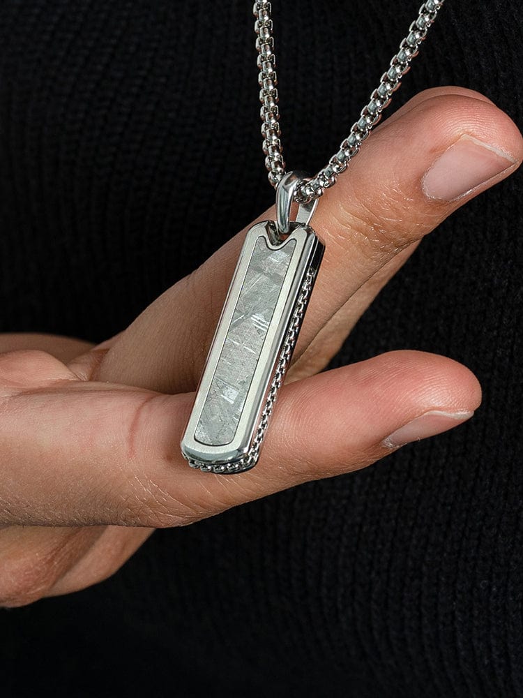 Meteorite Column Pendant Necklace RTZN