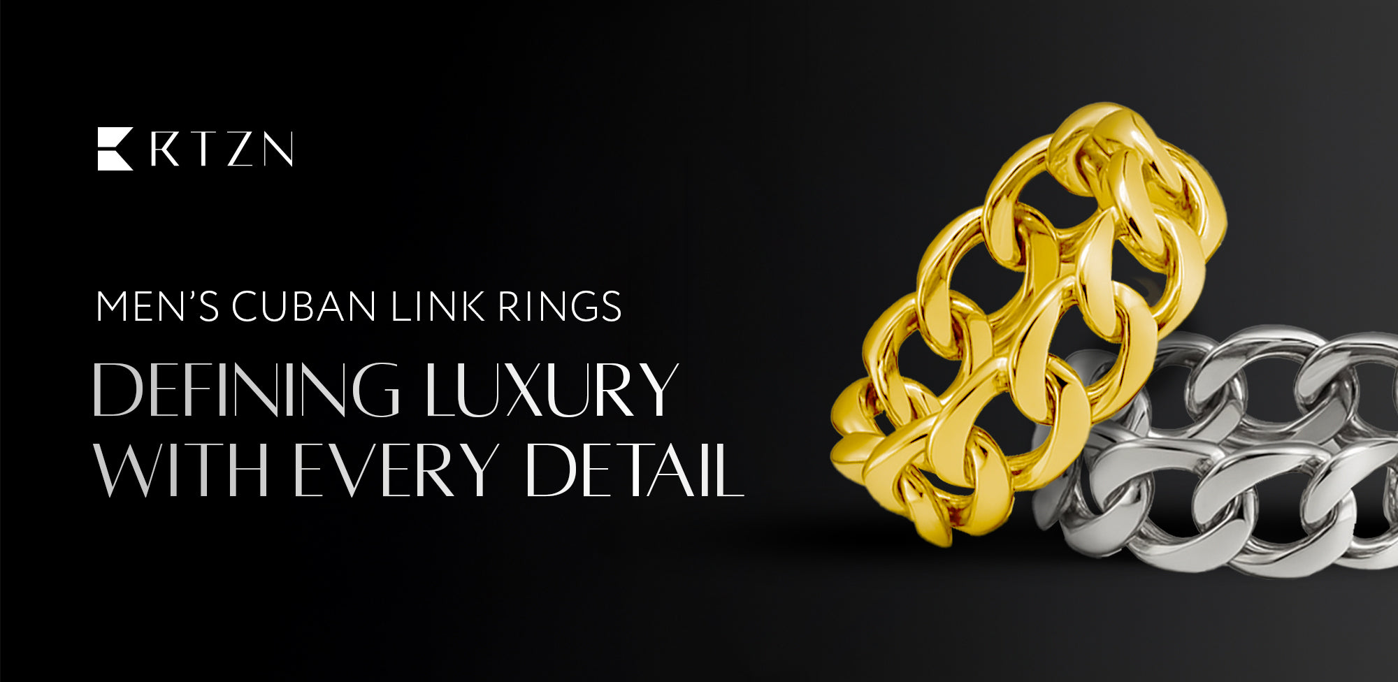 Men’s Cuban Link Rings: Defining Luxury with Every Detail