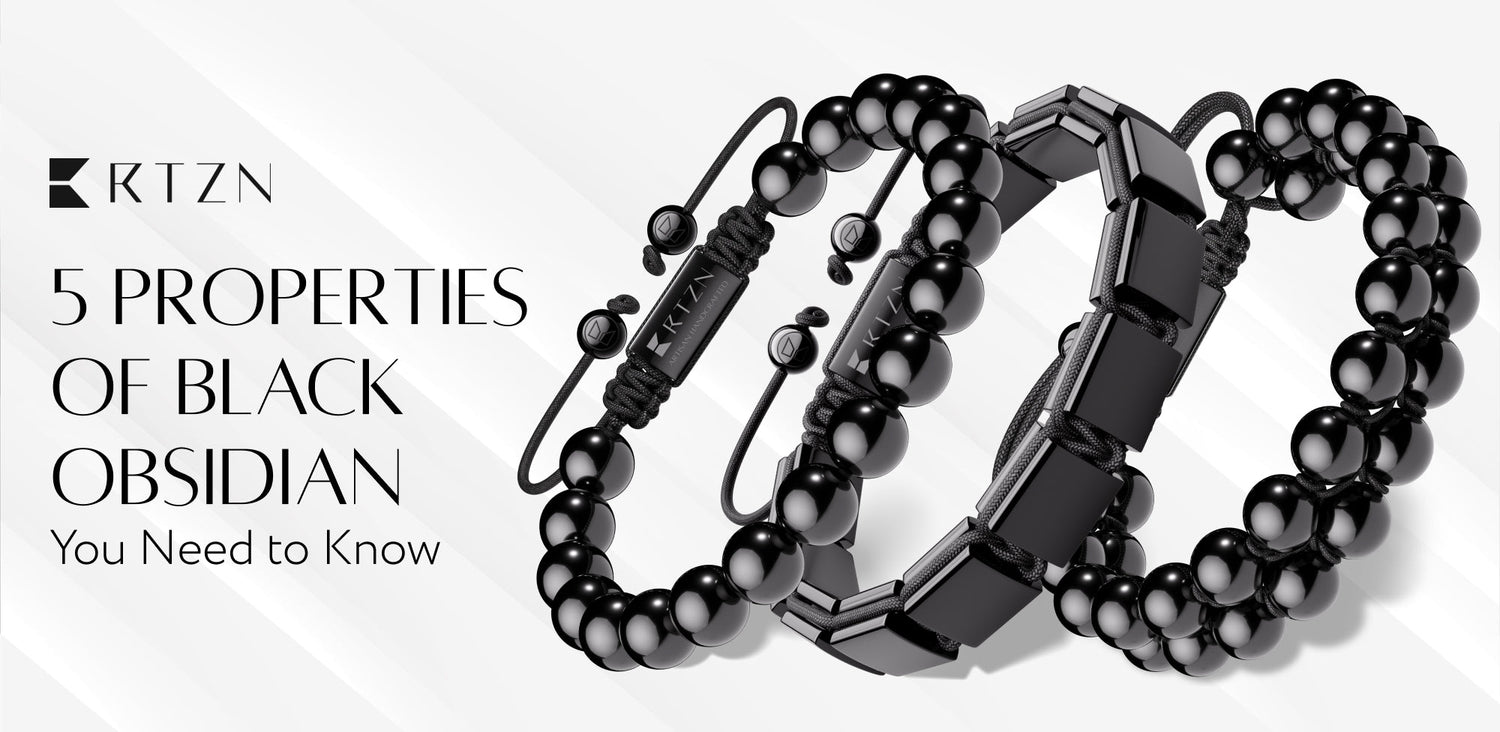 Why Black Obsidian Bracelets Matter in Modern Men’s Jewelry