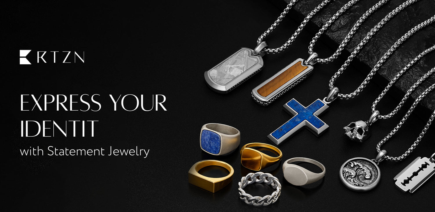 Express Your Identity with Statement Jewelry - A Guide for Modern Men