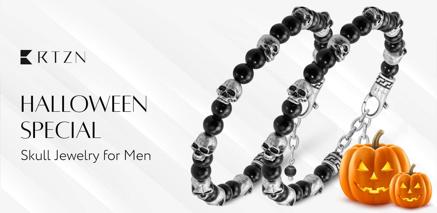 Halloween Special - Skull Bracelets & Necklaces for the Modern Man