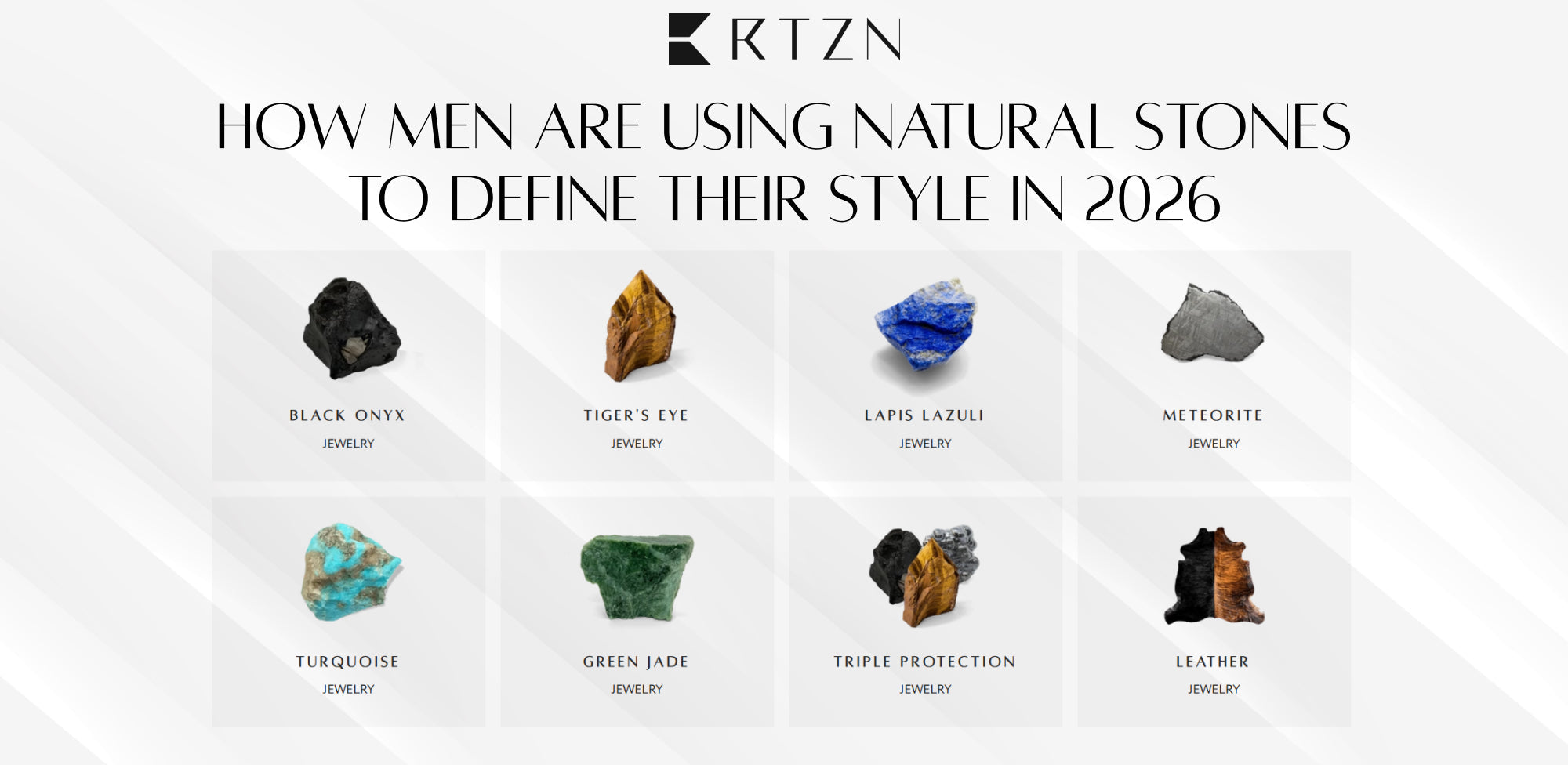 How Men Are Using Natural Stones to Define Their Style in 2026