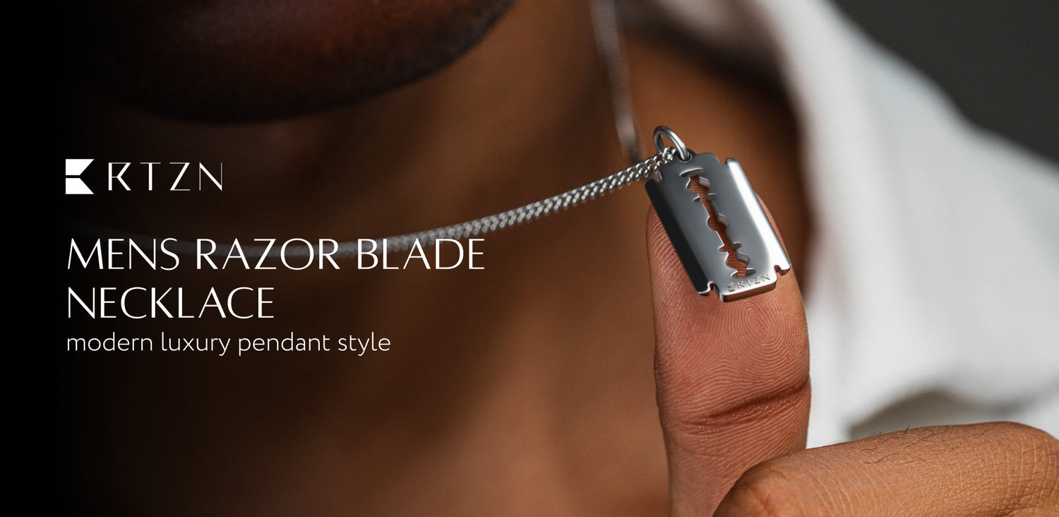 Razor Blade Necklace Meaning Why Men Are Wearing It in 2026