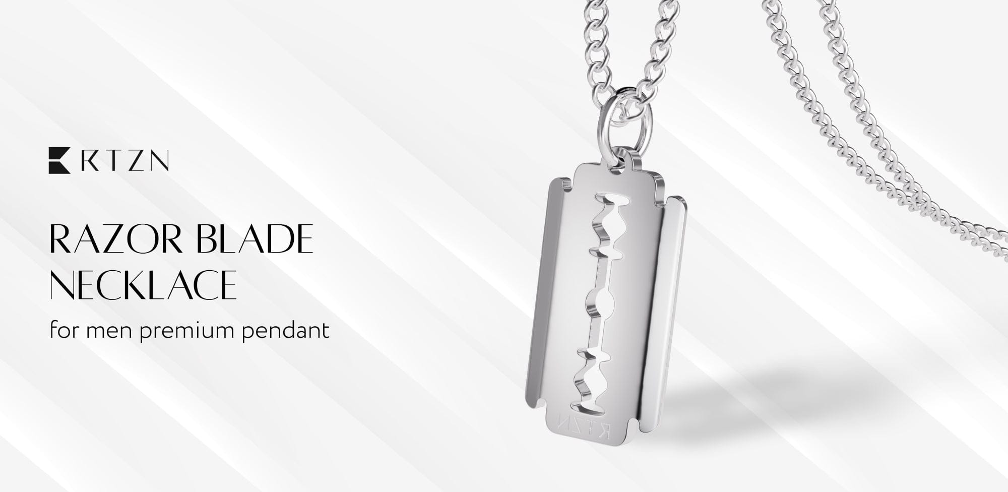Razor Blade Necklace for Men Meaning and Style | RTZN