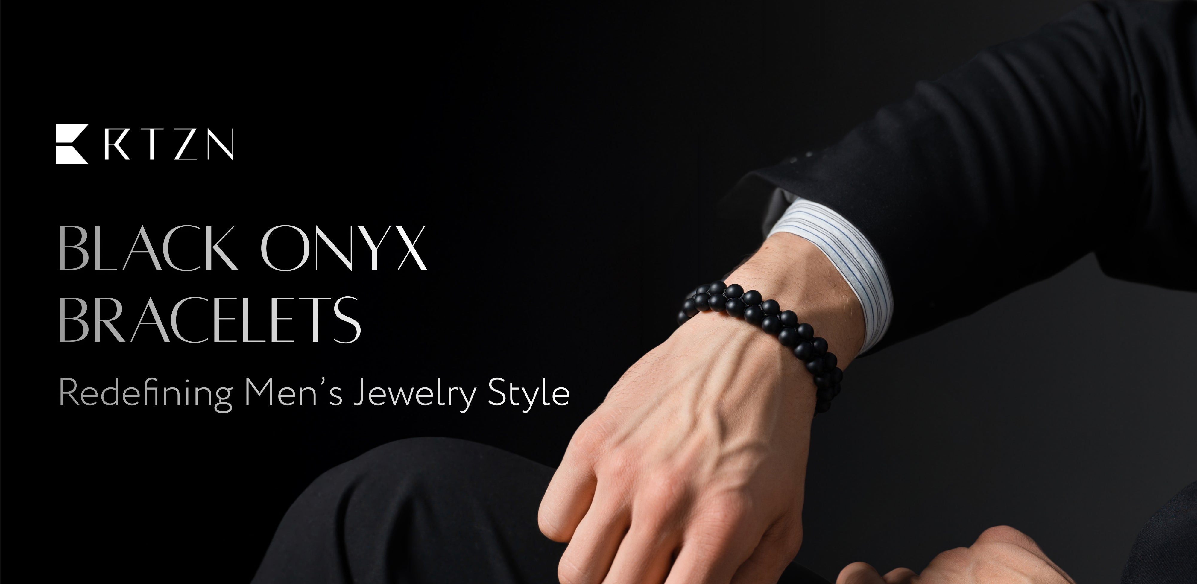 Black Onyx Bracelets | Timeless Power for Modern Men