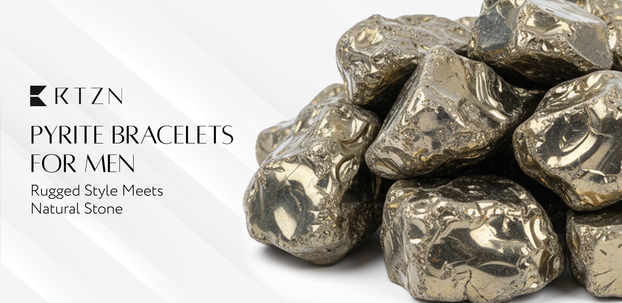 Pyrite Bracelets for Men | Rugged Style Meets Natural Stone